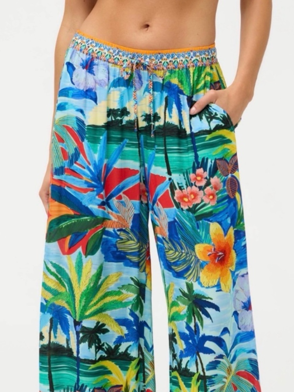 Johnny Was Wide Leg Pants